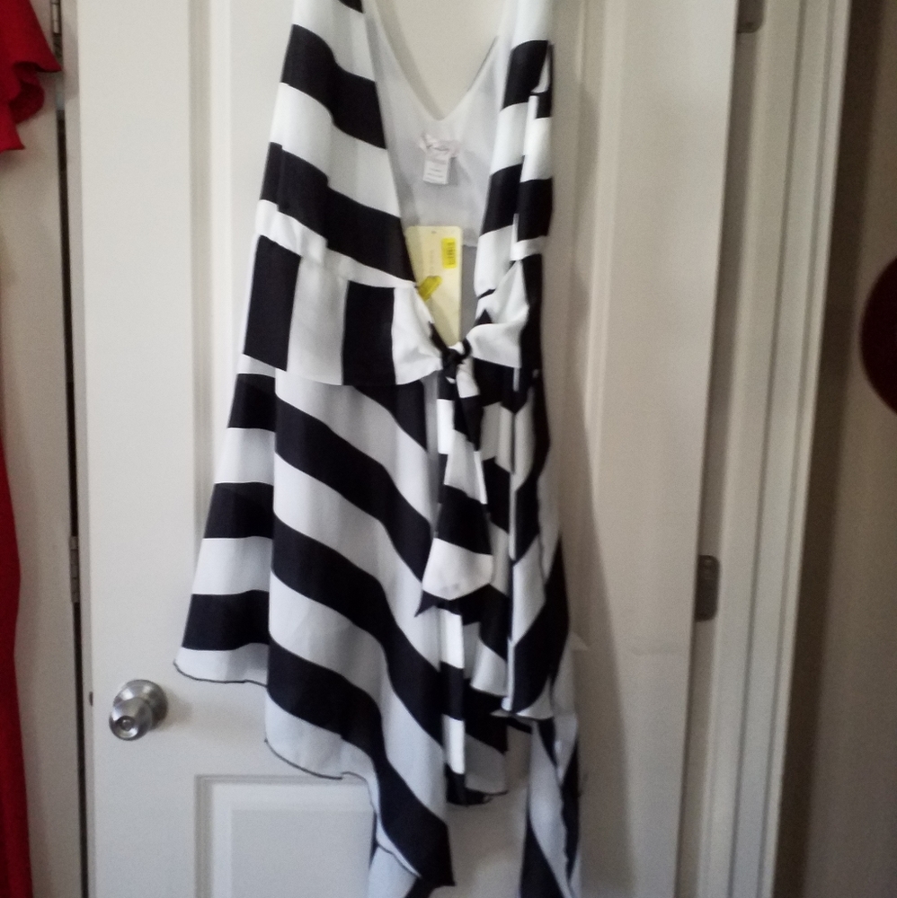 Black and White cocktail party dress